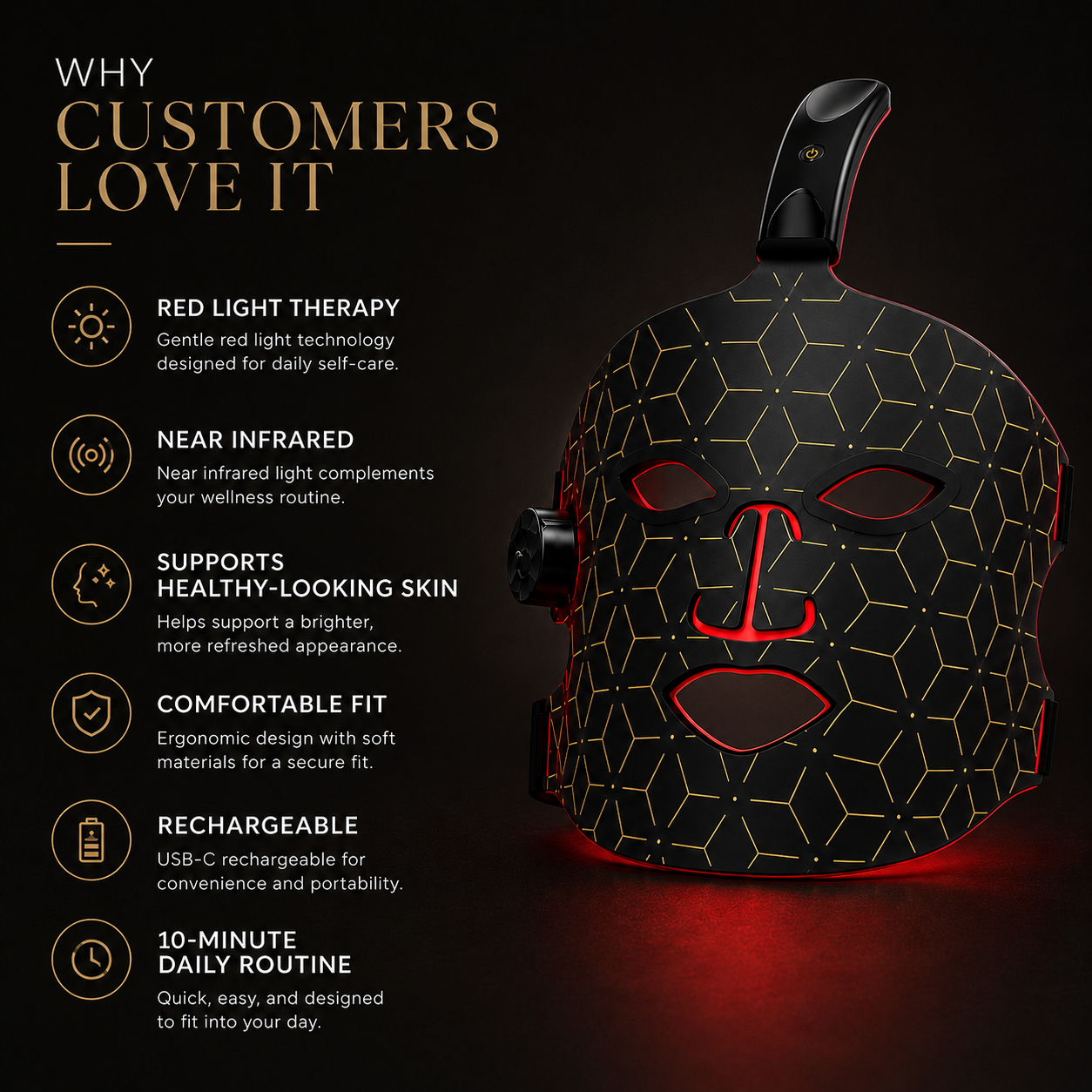 Apex™ Infrared LED Therapy Mask