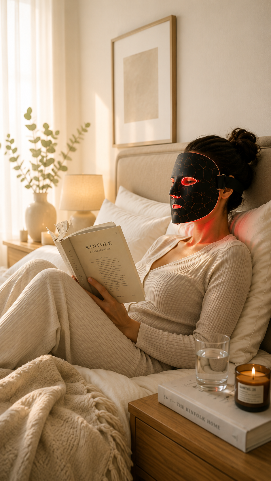 Apex Wellness evening light therapy routine